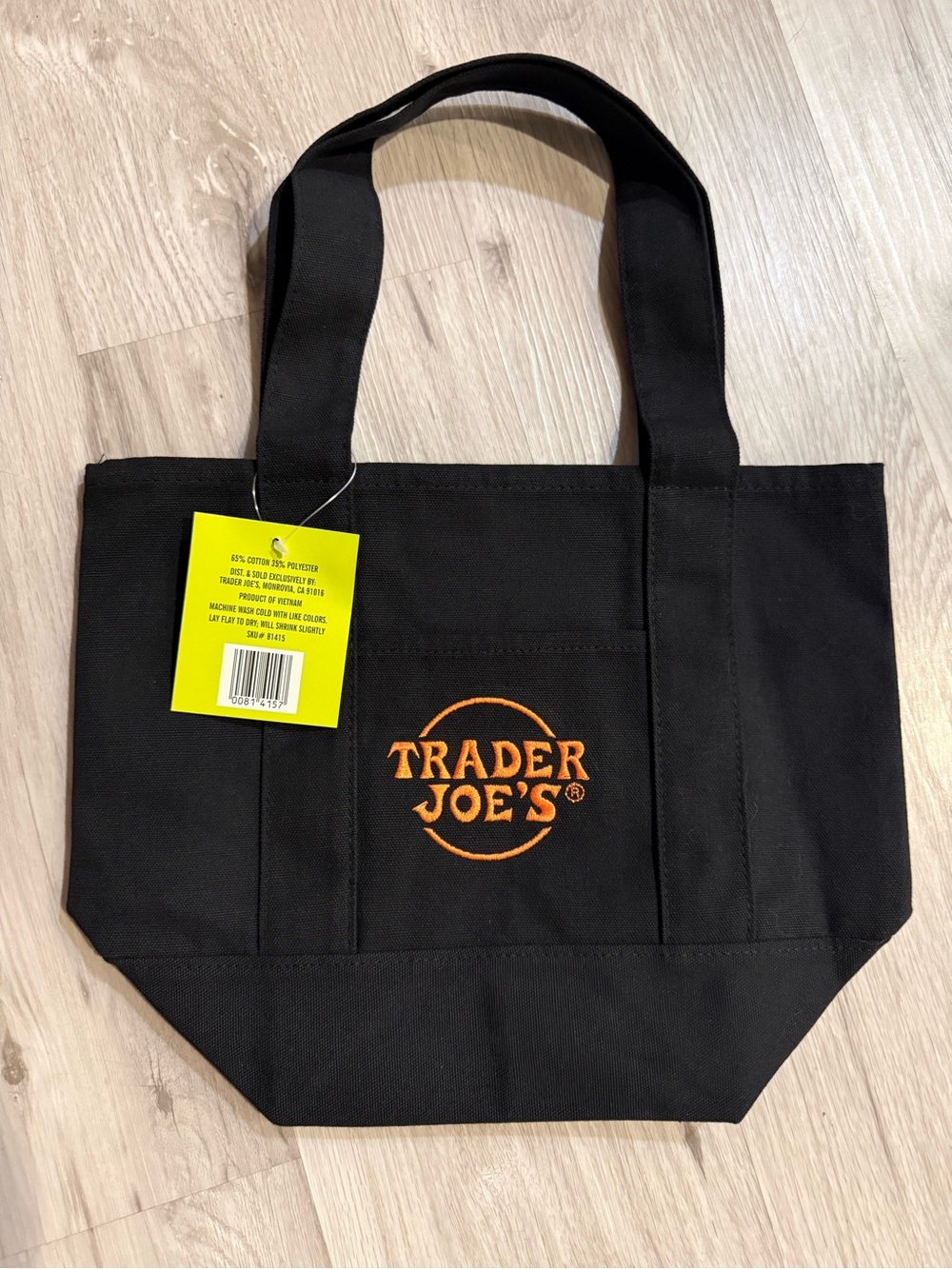 🎃👻 Trader Joe’s 2026 Fall Halloween Tote Spooky Black